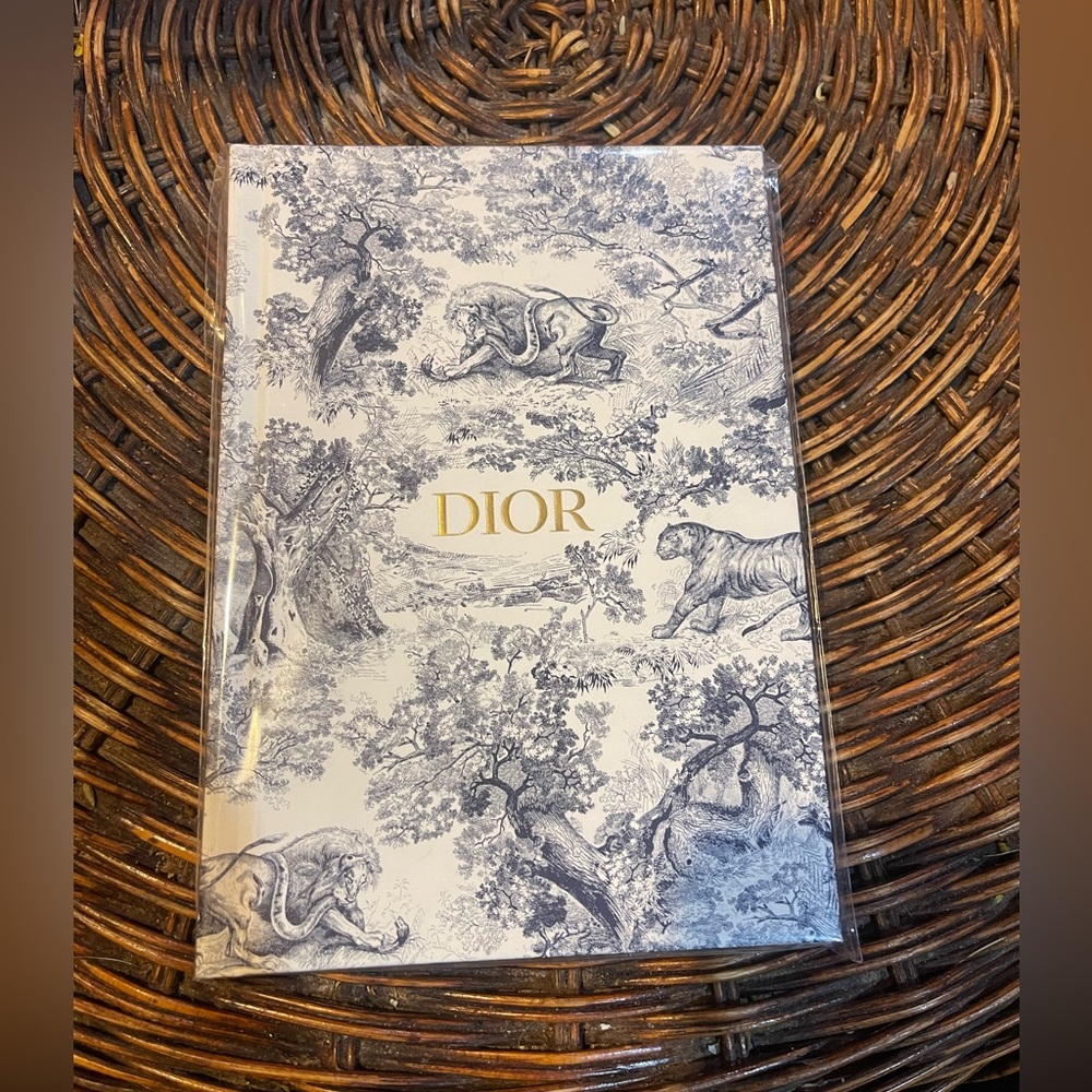 Brand New, Dior Toile De Jouy print notebook. Comes with plastic package.